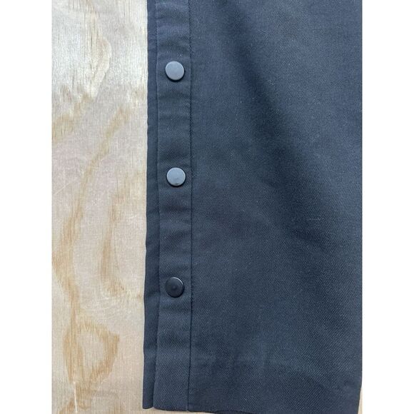 Elie Tahari Stretch Twill Snap Side Pants Black Sz M NWTs - Picture 2 of 7